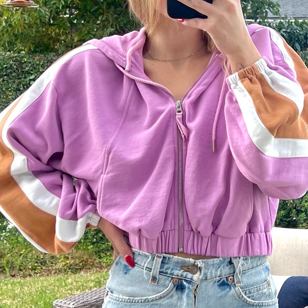 LSpace cinched waist hoodie - Picture 3 of 7